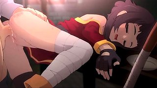 Hentai chick enjoys anal sex at the gym