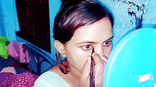 Slim sexy Bhabhi fucked hard by her devar in the bathroom