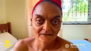 Horny Granny Sucks Dick and Fucks Hard - Blowjob & Cowgirl Action