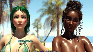 Animated stepmom gets hot and heavy with her stepdaughter in a 3D cartoon