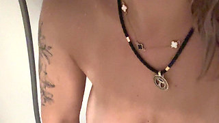 I Have a Very Wet Pussy When I Play in the Bath and Masturbate My Unshaven Smelly Pussy Under the Shower