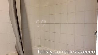 Perverted wife in the shower memorable scene