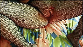 Fishnet Stockings Up Close, Detailed Pov, Fuck Me With Your Eyes Fetish