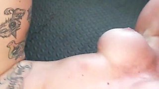 Big Tit MILF Gets Creampied in the Gym