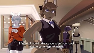 Hentai chick enjoys anal sex at the gym