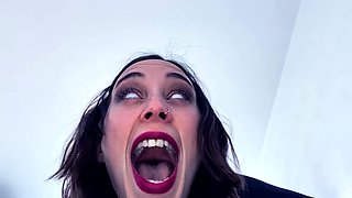 Brunette BDSM pussy fetish working
