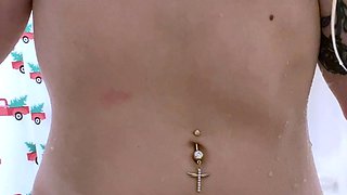 Solo masturbation of a beautiful amateur blonde
