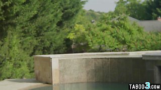 Petite redhead hispanic banged in the arse