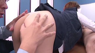 Sexy Japanese Lady Attends A Business Meeting That Turns Into An Orgy - Ayumi Nakura