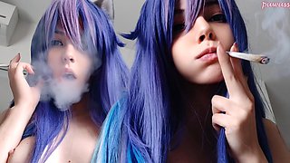 Succubus Egirl Smoking for you (ask me for full vid)