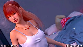 3d anime wrestling, mixed fight, cartoon mixed wrestling