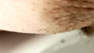 Peeing in the toilet and shower