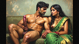 Maya indian college girl gives blowjob to her professor in college bathroom