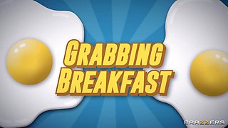 Grabbing Breakfast With Scott Nails, Daizy Cooper, Destiny Cruz - Brazzers