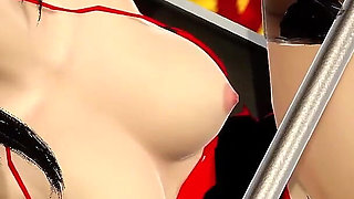 Tifa Lockhart Fuck Machine and Two Vibrators Just Desctroying Her Pussy 3D Animation