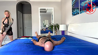 Mistress Kora Bell Punishes & Rides Her Horny Pet BDSM Discipline & Cock Tease