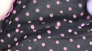 Curvy MILF in Ruffled Lingerie Masturbating with Wand Til She Cums