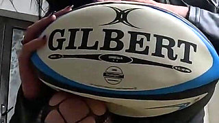 Rugby Ball Fetish - Dirty Talk, Pussy Riding & Licking Gilbert Ball