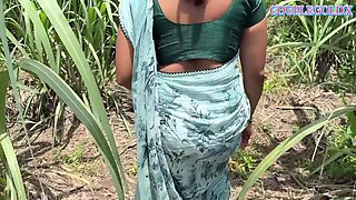Sugar Cane - Komal Walked Ahead Into The Field And Followed Behind Ushka Lover