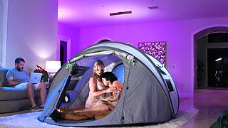 Rachael Cavalli and other milfs seduce a group of young guys for fun.