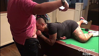 Pool Table Fuck and Facial