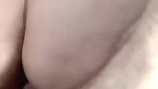 He Grabbed His Step Sister's Big Ass and She Sat on His Big Cock in Cowgirl Position of Her Hard Fuck and Enjoying Pussy Fucking