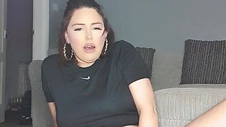 British Chavy Teen Slut Squirts All Over Her Nike Shorts