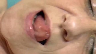 Sex in Germany with Slutty Cougar with Small Firm Tits and Blonde Hair Takes It in the Mouth From an Older Man