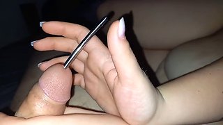 Sound of male and female urethra, sound of fucking with pussy spread, handjob, cum play with us compilation 1