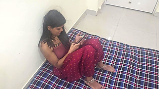 Beautiful Indian girl with young boy