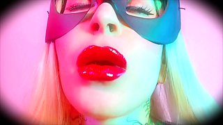 Red Shiny Lips, Sexy Moans: Worship Time! - Red Lips, Lipstick, Lip Gloss