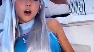Stacked brunette goes solo toys and masturbation