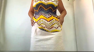 MILF with Big Tits and Big Ass Almost Gets Caught Masturbating at the Office