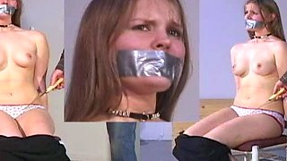 Brunette amateur teen masturbate to her boyfriend