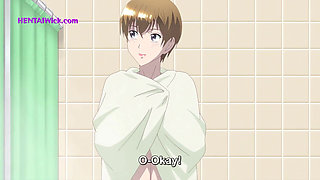 Tight Hairy Pussy Fingered and Fucked Hard in the Women's Bath(Hentai Uncensored)