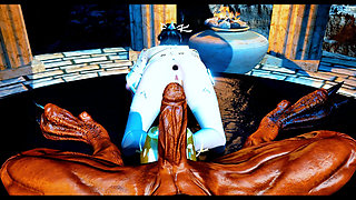 Big Cock Virtual Queen of Bigboob Fantasy - 3D Animation Hentai