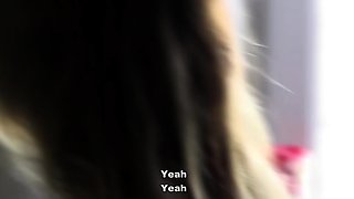 A young Russian babe touches herself
