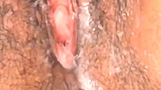 Two Hairy Pussies Dripping with Thick, Slimy, Fleshy Juices. Which One Do You Like Better?