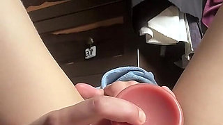 Fingering and Fucking My Hairy Pussy with Butt Plug in