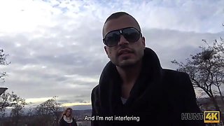 Hunt4k. angry dude observes slutty girlfriend cheating on him with stranger