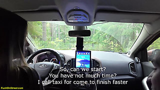 Female Taxi Driver Wants Anal Sex with Passenger
