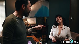 Naughty latina MILF seduces the director