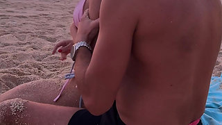 Erotic Ass Massage on the Beach, Naughty Fun in the Ocean