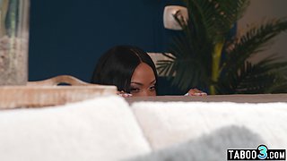 Ebony cougar wants to feel sisters hubby