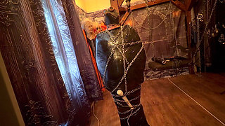 Part 1:- Domina Satana & Bag Man Pallets Wrap and Chains.
