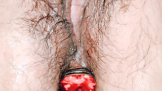 First Time Butt Plug Insertion and Then Fingering to Orgasm