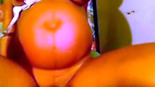 Pregnant Amateur with Big Tits on Webcam