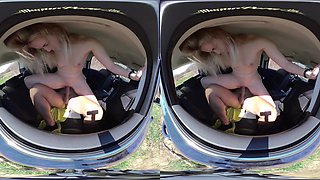 Regina Gold Takes A Ride In The Car - MugurPornVR