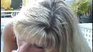 Public blowjob on the beach