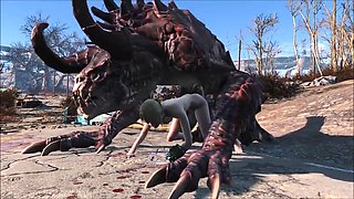 Fallout 4 katsu and the deathclaw